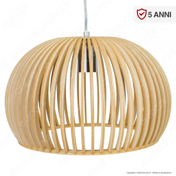 V-Tac VT-3200 Lampadario a Sospensione in Legno con Portalampada per V-Tac VT-3200 Lampadario a Sospensione in Legno con Portalampada per