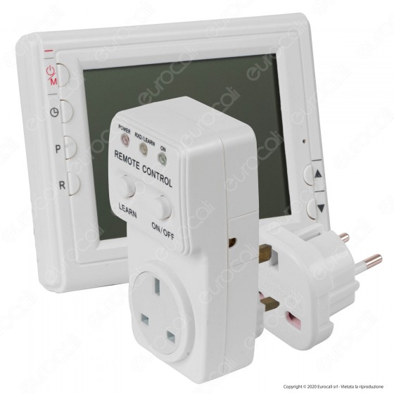 Ener-J Cronotermostato con Display e Ricevitore Wireless a Ener-J Cronotermostato con Display e Ricevitore Wireless a