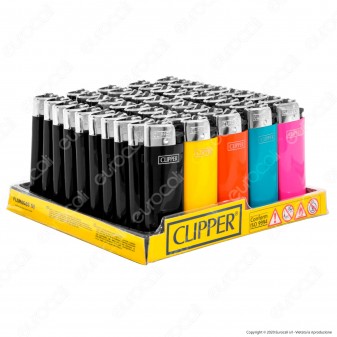 Clipper Classic Micro Colorato - Box da 50 Accendini