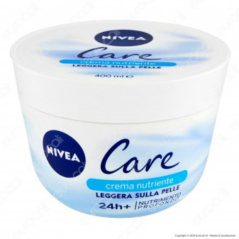 Nivea Care Crema Nutriente Nutrimento Profondo Leggera sulla Pelle -