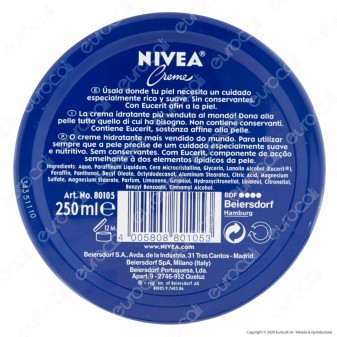 Nivea Creme Crema Idratante per Tutta la Famiglia - Confezione da