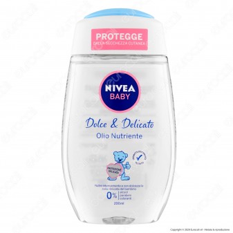 Nivea Baby Olio Nutriente Dolce e Delicato Senza Alcool Coloranti