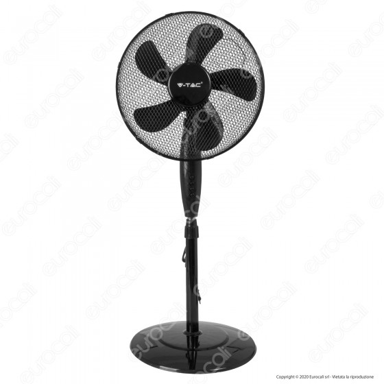 V-Tac VT-5016-5 Ventilatore a Piantana 55W 5 Pale in Plastica Colore V-Tac VT-5016-5 Ventilatore a Piantana 55W 5 Pale in Plastica Colore