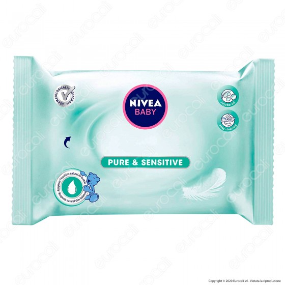 Nivea Baby Pure & Sensitive Salviettine Detergenti Idratanti - Nivea Baby Pure & Sensitive Salviettine Detergenti Idratanti -