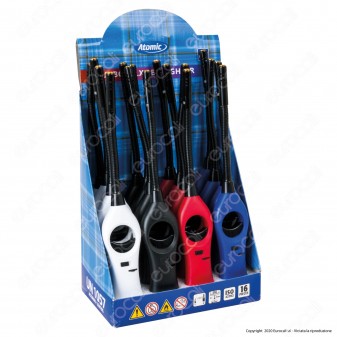 Atomic BBQ Flex Turbo Accendigas Multiuso Maxi Elettronico Antivento