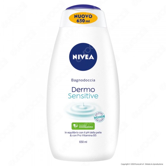 Nivea Dermo Sensitive Bagnodoccia Biodegradabile per Pelli Sensibili Nivea Dermo Sensitive Bagnodoccia Biodegradabile per Pelli Sensibili