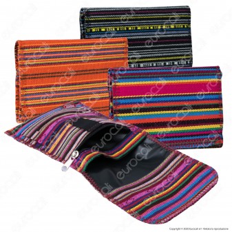 Atomic Tobacco Pouch Mini Indian Astuccio Portatabacco in Tessuto