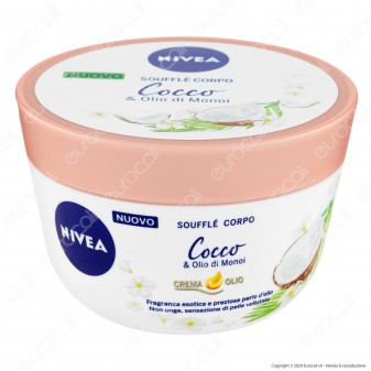 Nivea Soufflé Corpo Crema Idratante al Cocco e Olio di Monoi -