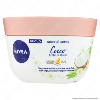 Nivea Soufflé Corpo Crema Idratante al Cocco e Olio di Monoi -