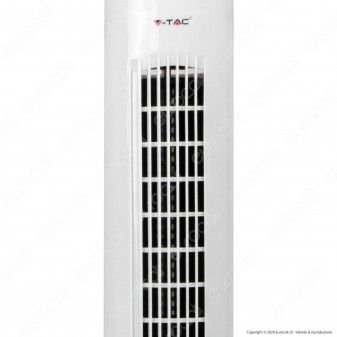 V-Tac VT-4538 Tower Fan Ventilatore 45W Torretta da Terra Colore