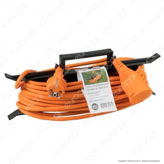 V-Tac Cavo Prolunga IP44 Spina e Presa Schuko 16A 2P + T 15 Metri