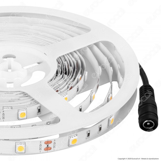 V-Tac VT-5050 Striscia LED 5050 Monocolore 30LED/metro - Bobina da 5 V-Tac VT-5050 Striscia LED 5050 Monocolore 30LED/metro - Bobina da 5