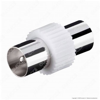 CFG Luce Quadra Cavo Antenna TV Maschio Femmina con Adattatore