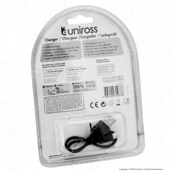 Uniross Caricabatterie Mini Hybrio AA / HR6 - AAA / HR03 con