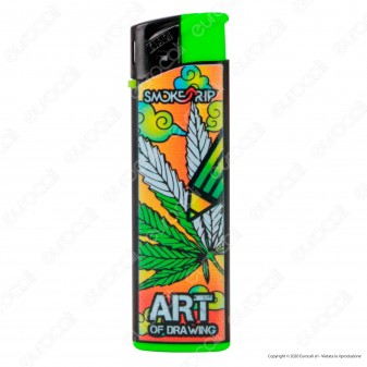 SmokeTrip Accendini Elettronici Ricaricabili Fantasia Arts - Box da