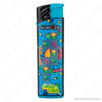 SmokeTrip Accendini Elettronici Ricaricabili Fantasia Candy Crack -