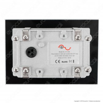 FAI Punto Luce Segnapasso LED Montaggio Incasso Rettangolare 3W 38°