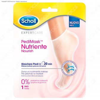 Scholl Pedimask Maschera Piedi Nutriente 0% Profumi e Coloranti - 1