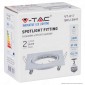 V-Tac VT-817 Portafaretto Orientabile Quadrato da Incasso per