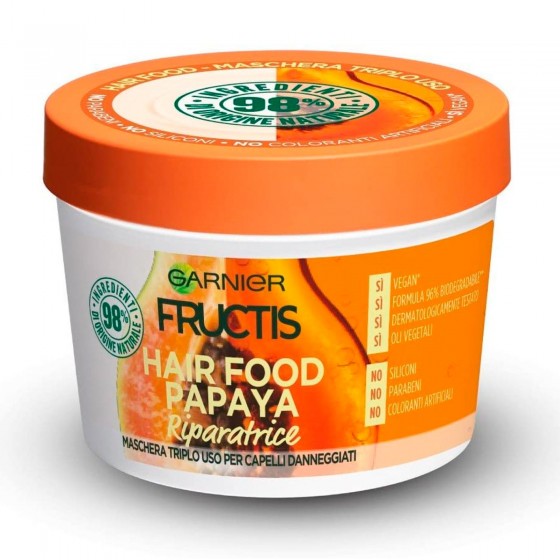 Garnier Fructis Maschera per Capelli Hair Food Papaya Riparatrice Garnier Fructis Maschera per Capelli Hair Food Papaya Riparatrice