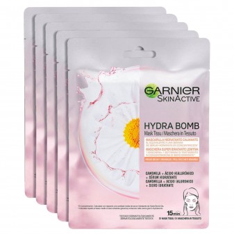 Garnier SkinActive Maschera in Tessuto Hydra Bomb Camomilla -