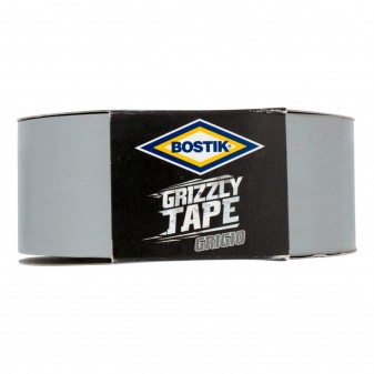 Bostik Grizzly Tape Nastro Grigio Telato in PE Impermeabile - 25 Metri