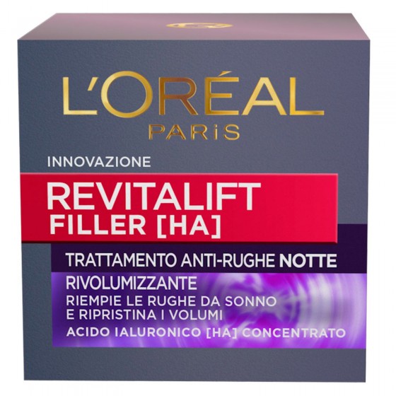 L'Oréal Paris Revitalift Filler Trattamento Viso Notte Antirughe L'Oréal Paris Revitalift Filler Trattamento Viso Notte Antirughe