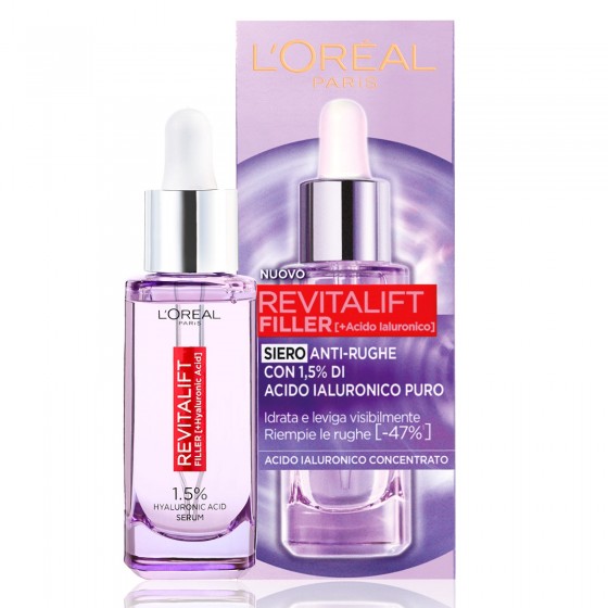 L'Oréal Paris Revitalift Filler Siero Antirughe Rivolumizzante L'Oréal Paris Revitalift Filler Siero Antirughe Rivolumizzante