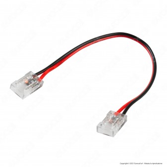 V-Tac Connettore Flessibile per Strisce LED COB di Larghezza 8mm con