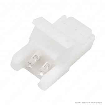 V-Tac Connettore per Strisce LED Monocolore di Larghezza 8mm da Clip