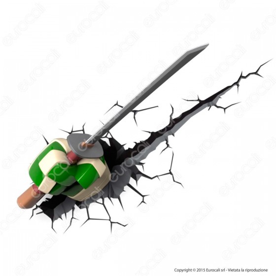 3D Light Fx Teenage Mutant Ninja Turtles Katana di Leonardo - Lampada 3D Light Fx Teenage Mutant Ninja Turtles Katana di Leonardo - Lampada