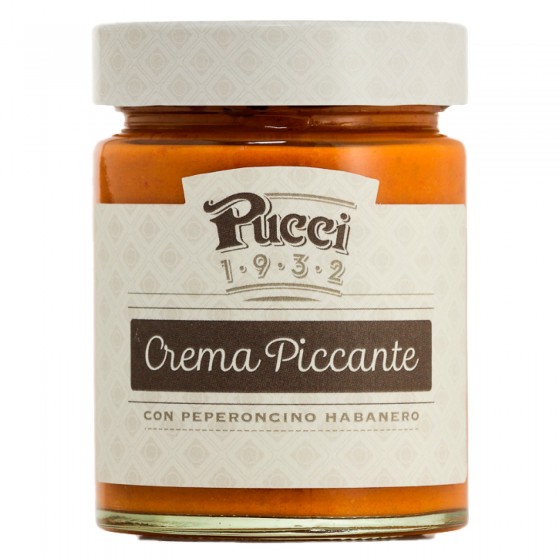 Pucci Crema Piccante con Peperoncino Habanero - Vasetto da 200g Pucci Crema Piccante con Peperoncino Habanero - Vasetto da 200g