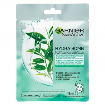 Garnier SkinActive Maschera in Tessuto Hydra Bomb Tè Verde Monouso