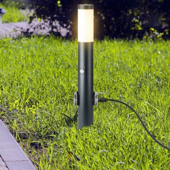 V-Tac VT-838 Lampione da Giardino per Lampadine E27 con 2 Prese