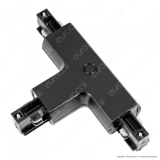 V-Tac Connettore a T 4 Poli Colore Nero - SKU 3524 V-Tac Connettore a T 4 Poli Colore Nero - SKU 3524