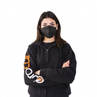Sicura Protection 10 Mascherine Protettive Colore Nero Elastici Neri