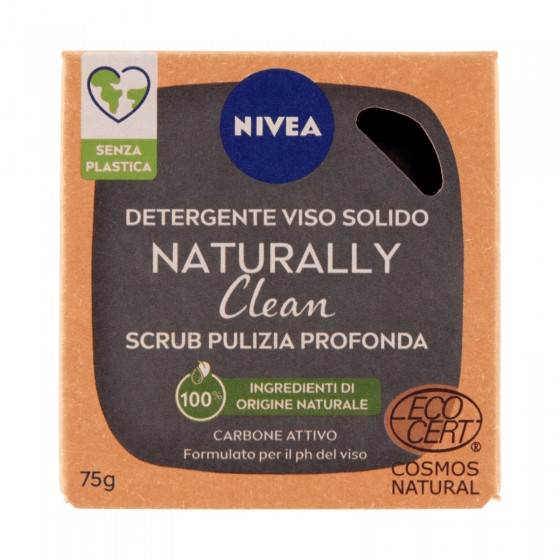 Nivea Naturally Clean Saponetta Scrub Detergente Viso Pulizia Nivea Naturally Clean Saponetta Scrub Detergente Viso Pulizia