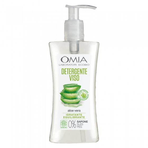 Omia Detergente Viso e Occhi Ecobiologico Aloe Vera - Flacone da 200ml Omia Detergente Viso e Occhi Ecobiologico Aloe Vera - Flacone da 200ml