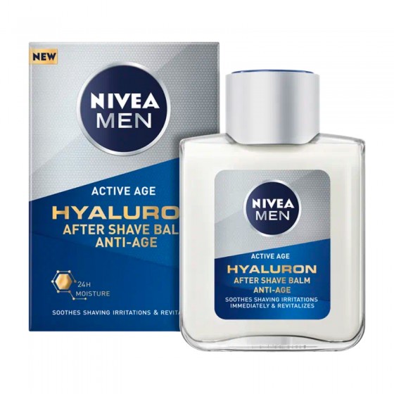 Nivea Men Active Age Hyaluron Balsamo Dopobarba Anti-età - Flacone da Nivea Men Active Age Hyaluron Balsamo Dopobarba Anti-età - Flacone da