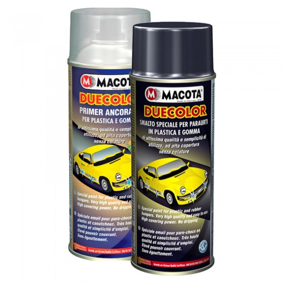 Macota Duecolor - Vernice Spray per Plastica e Gomma Macota Duecolor - Vernice Spray per Plastica e Gomma