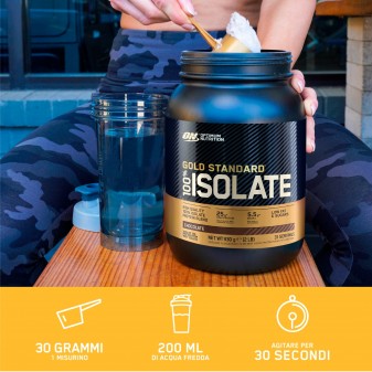 Optimum Nutrition Gold Standard 100% Isolate Proteine in Polvere con