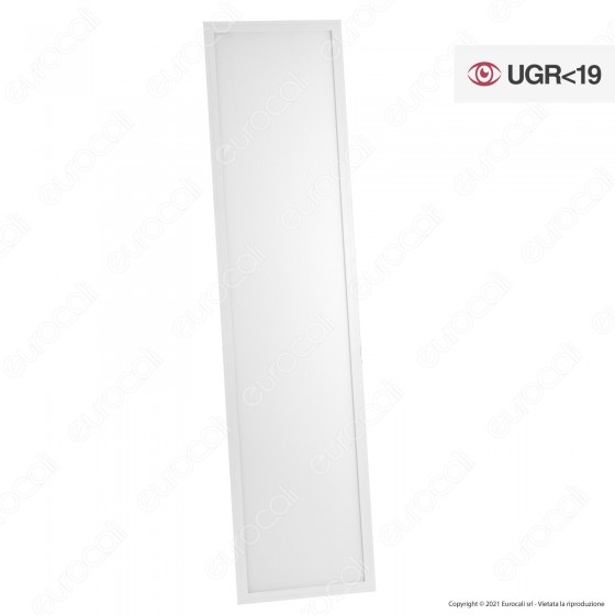 Life Pannello LED SMD 120x30 40W Copertura Microprismatica Anti Abbagliamento UGR ≤19 con Driver - Life Pannello LED SMD 120x30 40W Copertura Microprismatica Anti Abbagliamento UGR ≤19 con Driver -
