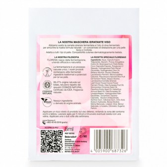 Florena Fermented Skincare Maschera Idratante Naturale - Confezione