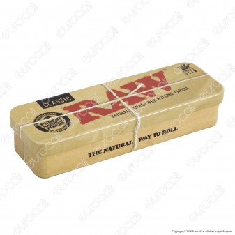 Raw Roll Caddy Scatolina in Metallo Porta Cartine Portatutto