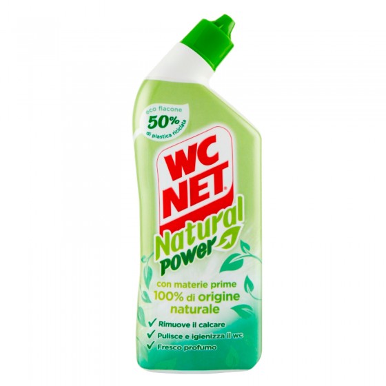 WC Net Natural Power Gel Igienizzante e Anticalcare con Ingredienti WC Net Natural Power Gel Igienizzante e Anticalcare con Ingredienti