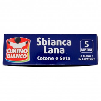Omino Bianco Sbianca Lana Cotone e Seta - Confezione da 5 Bustine