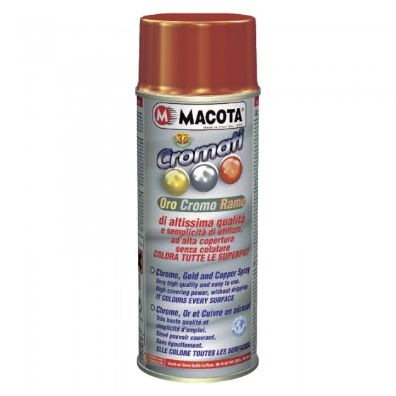 Vernice Spray Macota Cromati - Smalto ad Alto Potere di Brillantezza Vernice Spray Macota Cromati - Smalto ad Alto Potere di Brillantezza