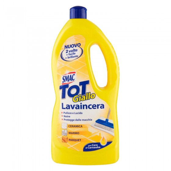 Smac Tot Giallo Lavaincera Detergente Pavimenti Pregiati - Flacone da Smac Tot Giallo Lavaincera Detergente Pavimenti Pregiati - Flacone da