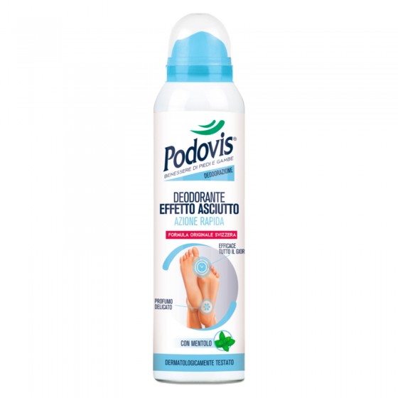 Podovis Deodorante Effetto Asciutto ad Azione Rapida Podovis Deodorante Effetto Asciutto ad Azione Rapida