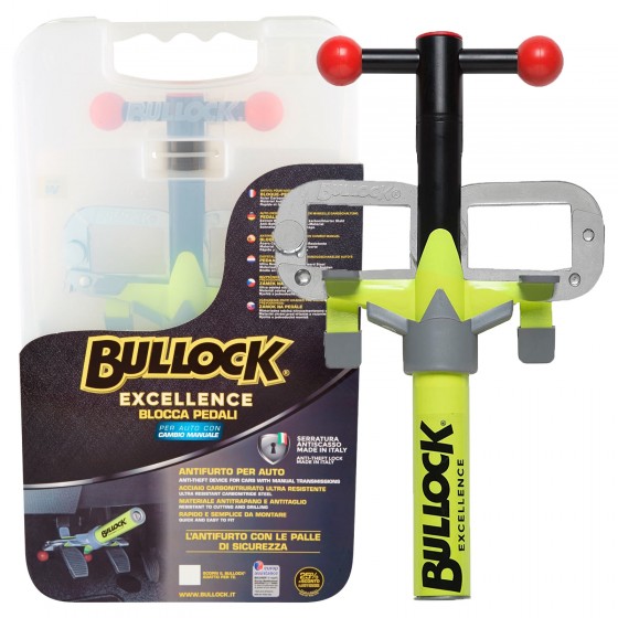 Bullock Excellence Blocca Pedale Antifurto per Auto con Cambio Bullock Excellence Blocca Pedale Antifurto per Auto con Cambio
